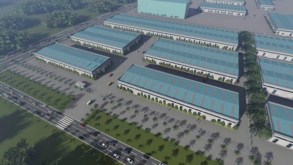 泰中物流鸟瞰图